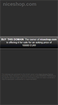 Mobile Screenshot of niceshop.com
